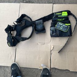 Brand New AWP Carpenters Tool Belt With Suspenders Rig