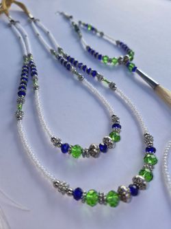 Seahawks Beaded Set
