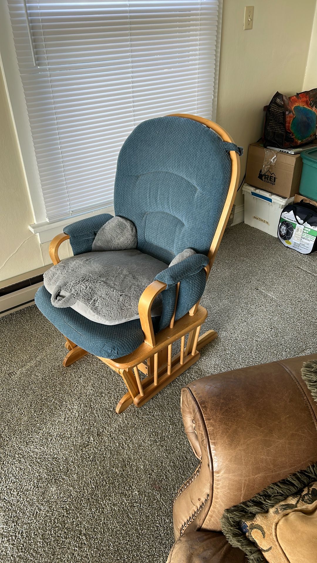 Glider Rocker w/foot stool-Free