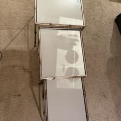 3 Piece Mirrored Nesting Table Set. $200 Or Best Offer 