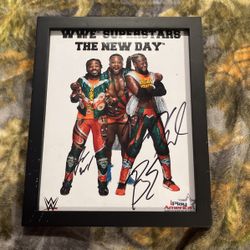 The New Day Autographed Portrait