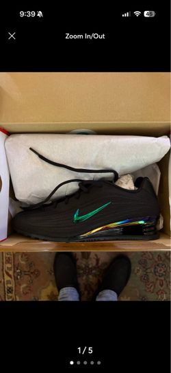 Nike Shox Sneakers Black Iridescent