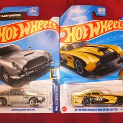 Hotwheels Aston Martin Toy Vehicle Bundle 