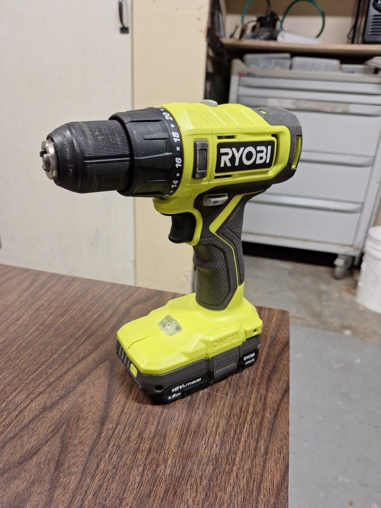 Ryobi Drill And Battery