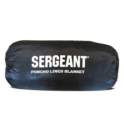 Sergeant Military Grade Poncho Liner Blanket in Black NEW WITH TAGS