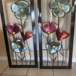 Metal, Art, Pictures, End Table