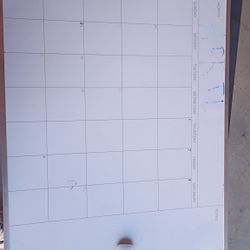 White Board Calendar