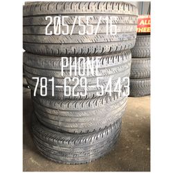 Used Tire For Sale 205/55/16 50% tread left $140 All Four installed