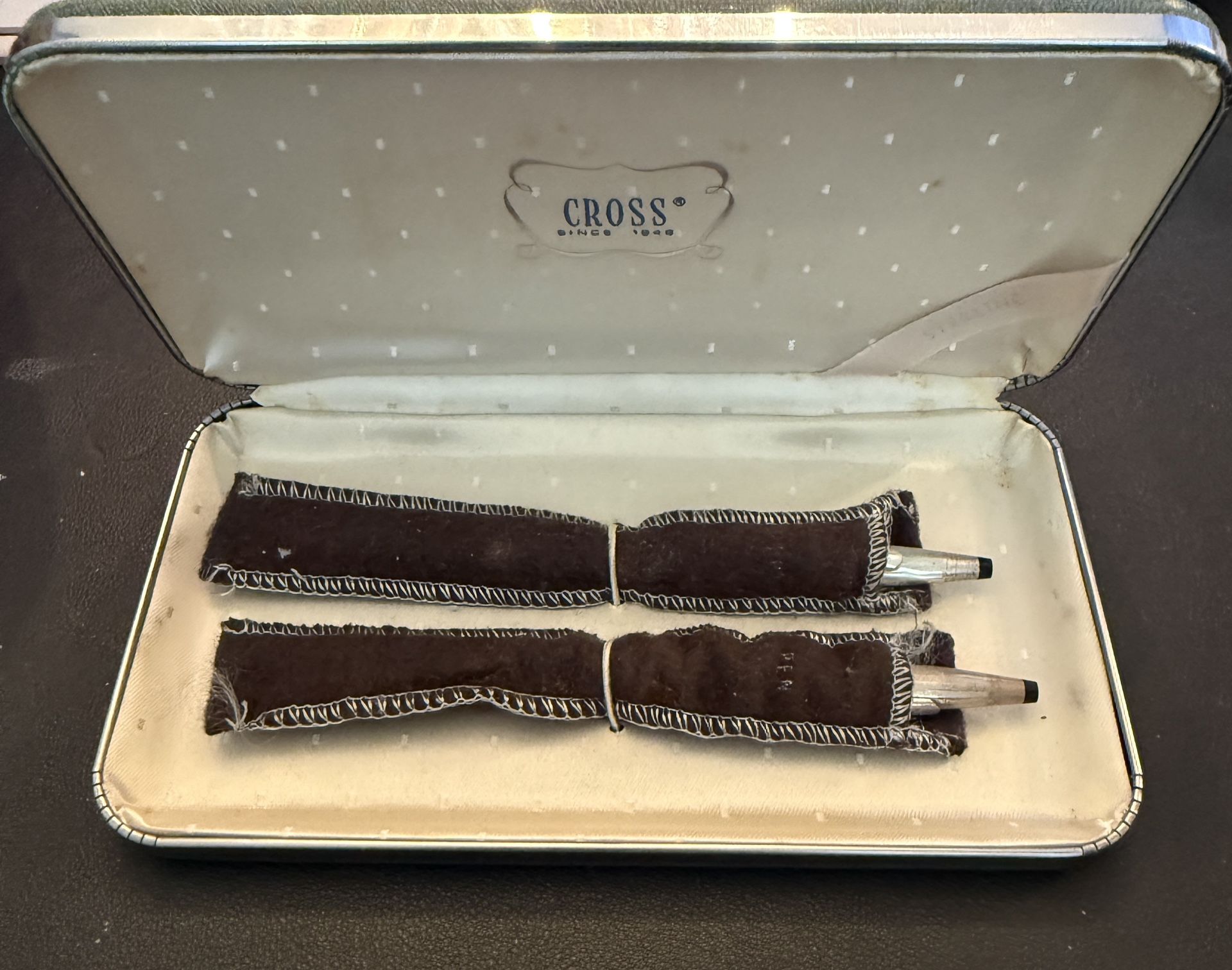 Sterling Silver Cross Pen & Pencil Set