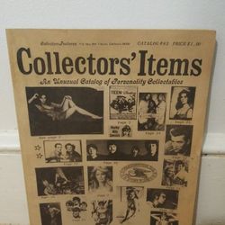 Vintage 1970s Collectors Item Unusual Catalog Of Personality Collectables