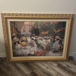 Title: “Le Dîner à l’Hôtel” Framed Art Print by Windsor Art