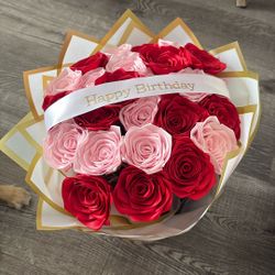 Ribbon Rose Bouquet 