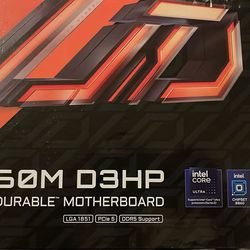 Gigabyte B860M D3HP motherboard.