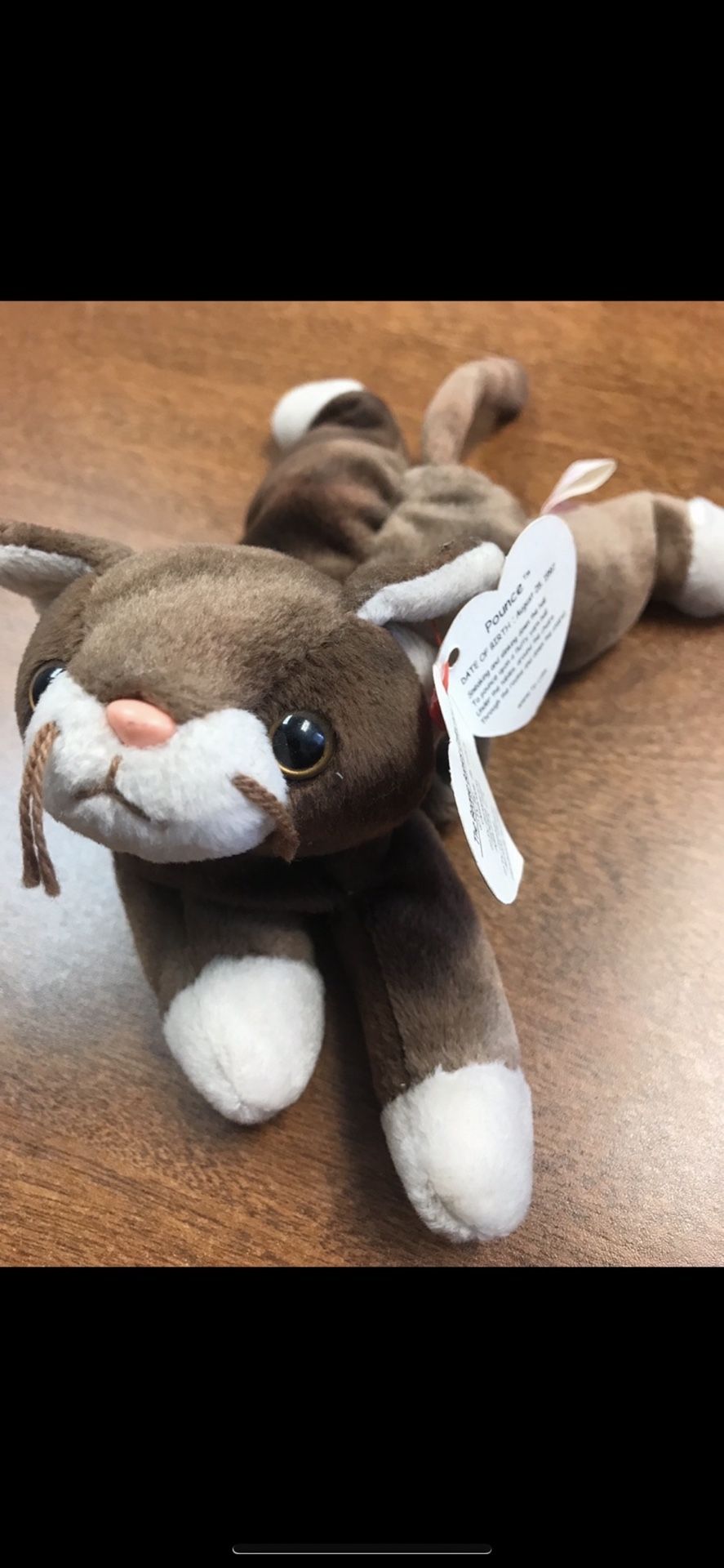 Pounce Ty Beanie Baby. $20