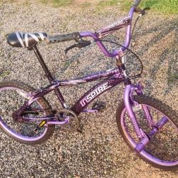 20" Dynacraft "Inspire" Purple & Black Youth BMX Bicycle 