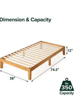 Twin bed frame