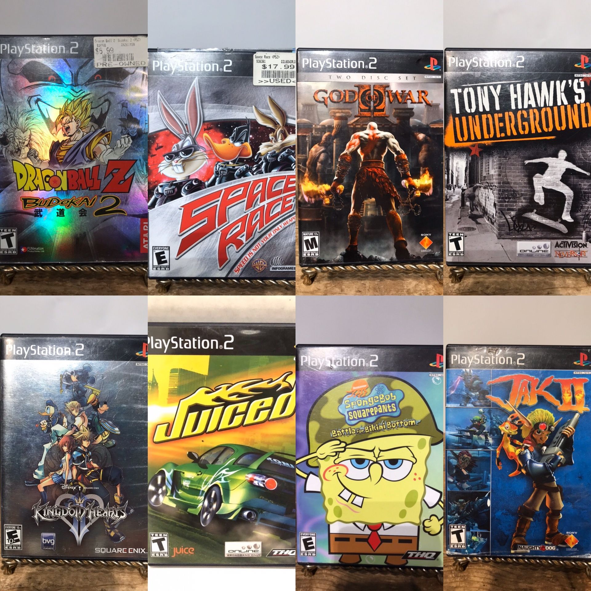 Playstation 2/ Ps2 Games, Lots Of Great Titles, (Dragonball Z, God of War, Tony Hawk, Fifa, Star Wars and more!!) 🎮❄️🕹
