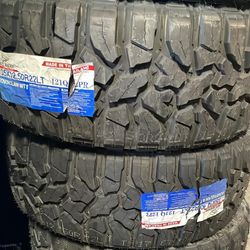 35/1250/22 MT Set Of New Tires 
