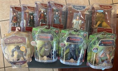 The Chronicles of Narnia Action Figures LOT 6”-7”
