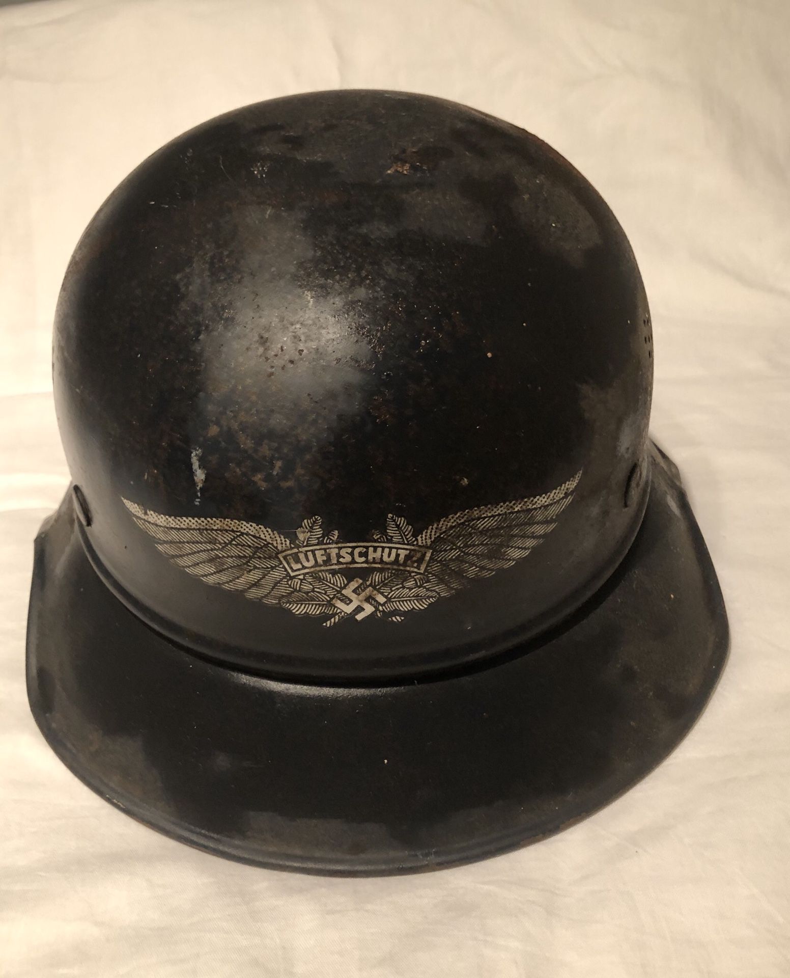 Luftschutz German warrior helmet WW2