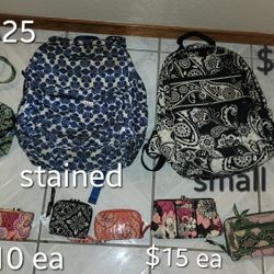 Vera Bradley backpacks, wallets and phone case.
$15 -$25

Pick up in Harlingen near Walmart
Antiques, Telephones & Flags