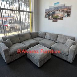 Sectional Sofa With Ottoman