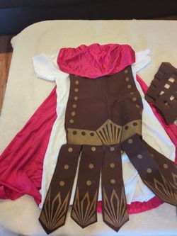 Boys Gladiator Or Roman Warrior Halloween Costume Size Kids Large 12/14