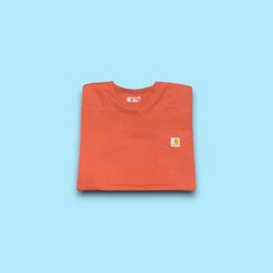 Carhartt loose fit pocket t-shirt Orange men’s medium 
