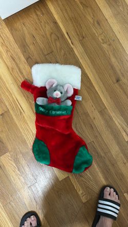 Christmas stocking. Playful plush.