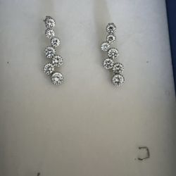 CZ Diamond Earrings 