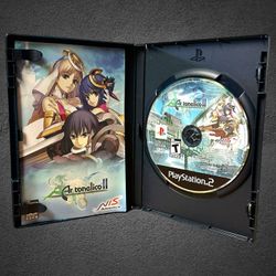 Tested Working Sony PlayStation 2 PS2 Ar Tonelico II Melody of Metafalica 2009