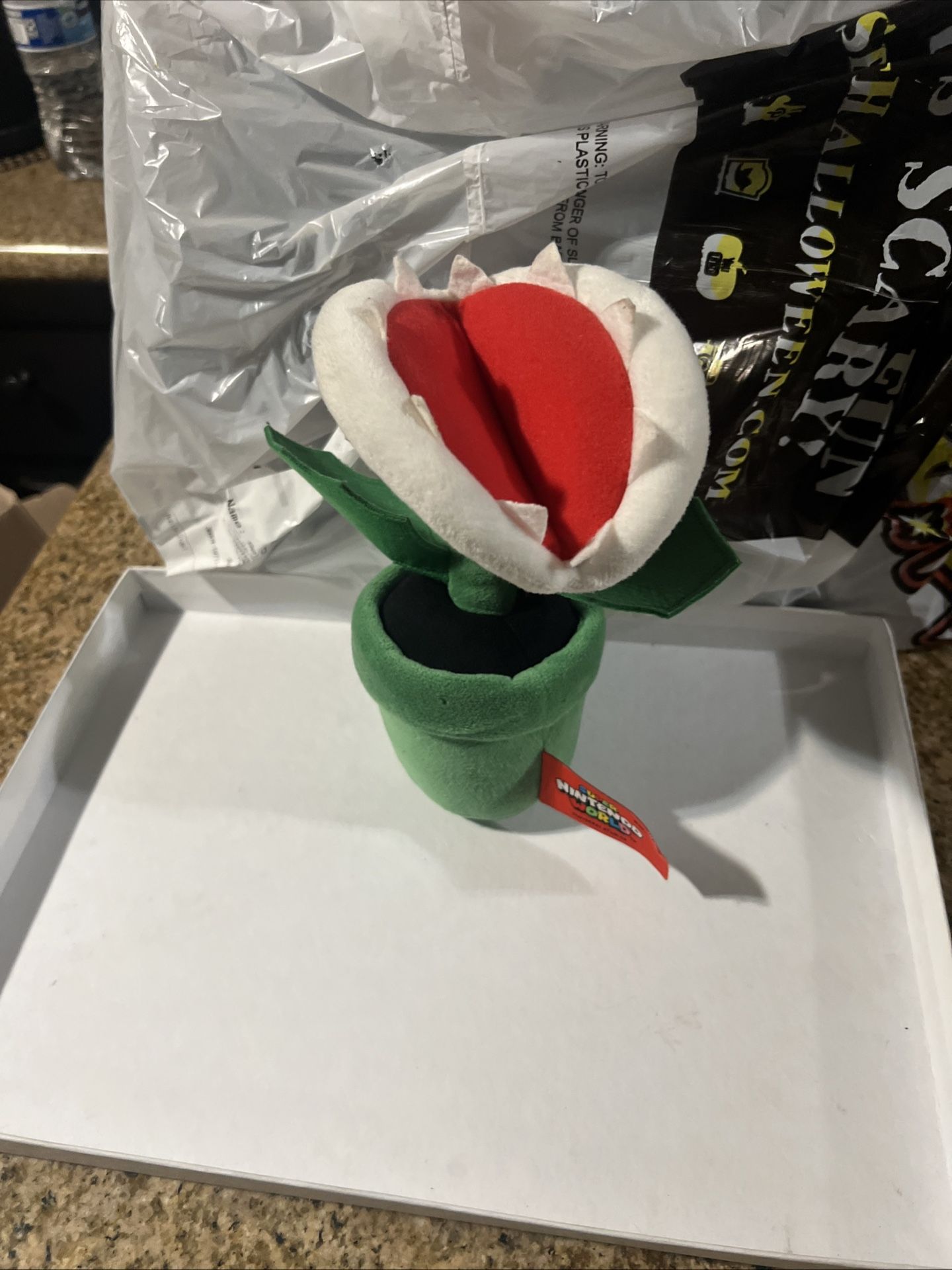 Piranha Plant Plushy From Nintendo World Theme Park
