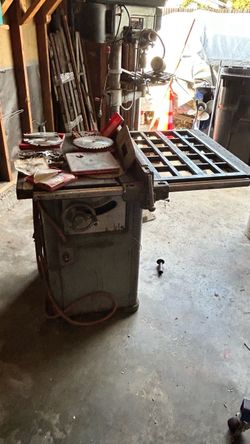 Heavy duty table saw