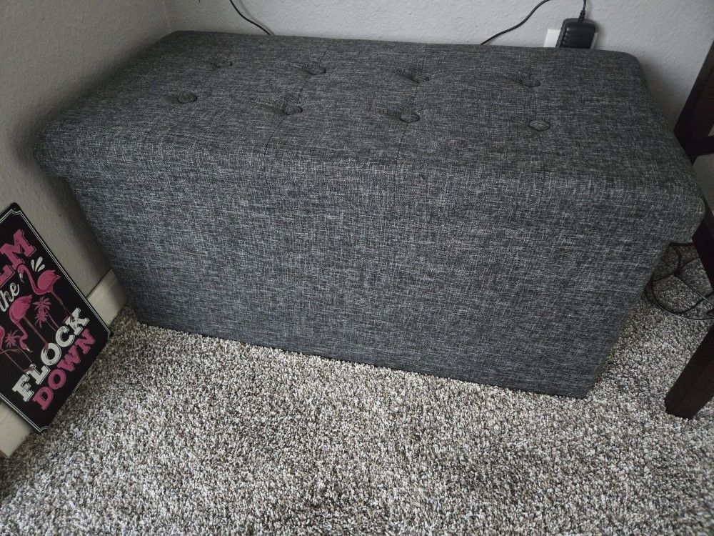 Gray Ottoman