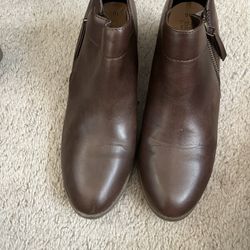 Women Boots/ Booties Size 10 And Boots with Heel Are Size 8 1/2