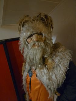 Christmas Mountains Man Santa