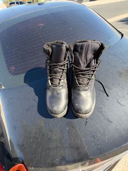 Work Zone Steel Toe Work Boots – Men’s Size 10