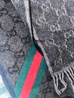 GUCCI GG Monogram Web Scarf