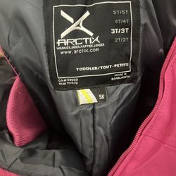 Toddler Girl Snow Bib