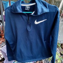 Nike Juniors Blue Crop Top Sports Jacket 