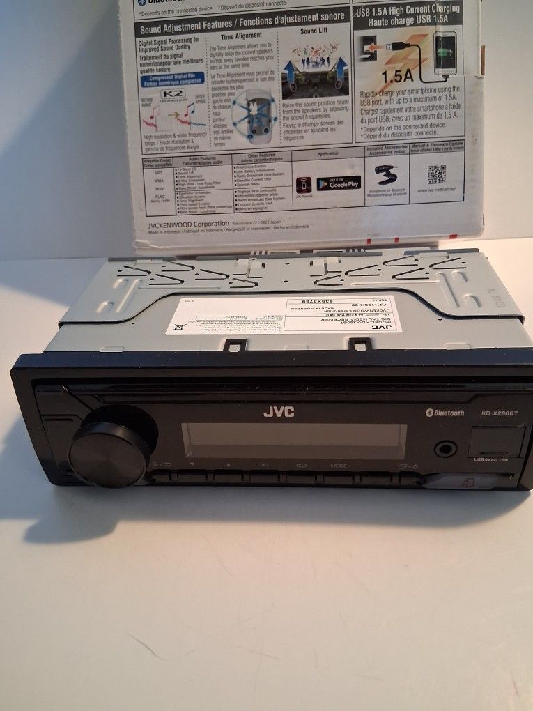 JVC DIGITAL MEDIA RECEIVED BLUETOOTH USB AUX NO CD PLAYER ( BRAND NEW PRICE IS LOWEST )