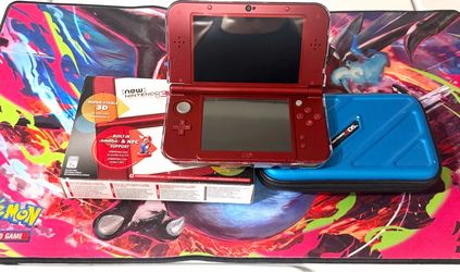 Nintendo New 3DS XL Red Handheld Console CIB
