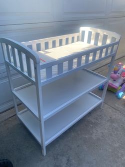 White baby changer