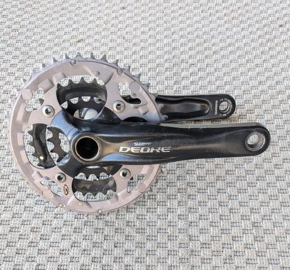 Shimano Deore Crank And Narrow Wide Chainring 