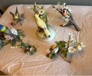 bisque porcelain birds
