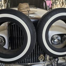 Whitewall Tires Original Big Whitewall Tires Not Shave 2 Tires Only Old Tires Good Only For Display Man Cave Game Room Wall Art $Trade Dayton Stickers