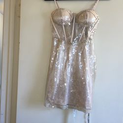 Mini Sequins Dress