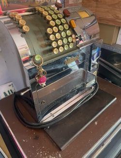 Vintage national cash register