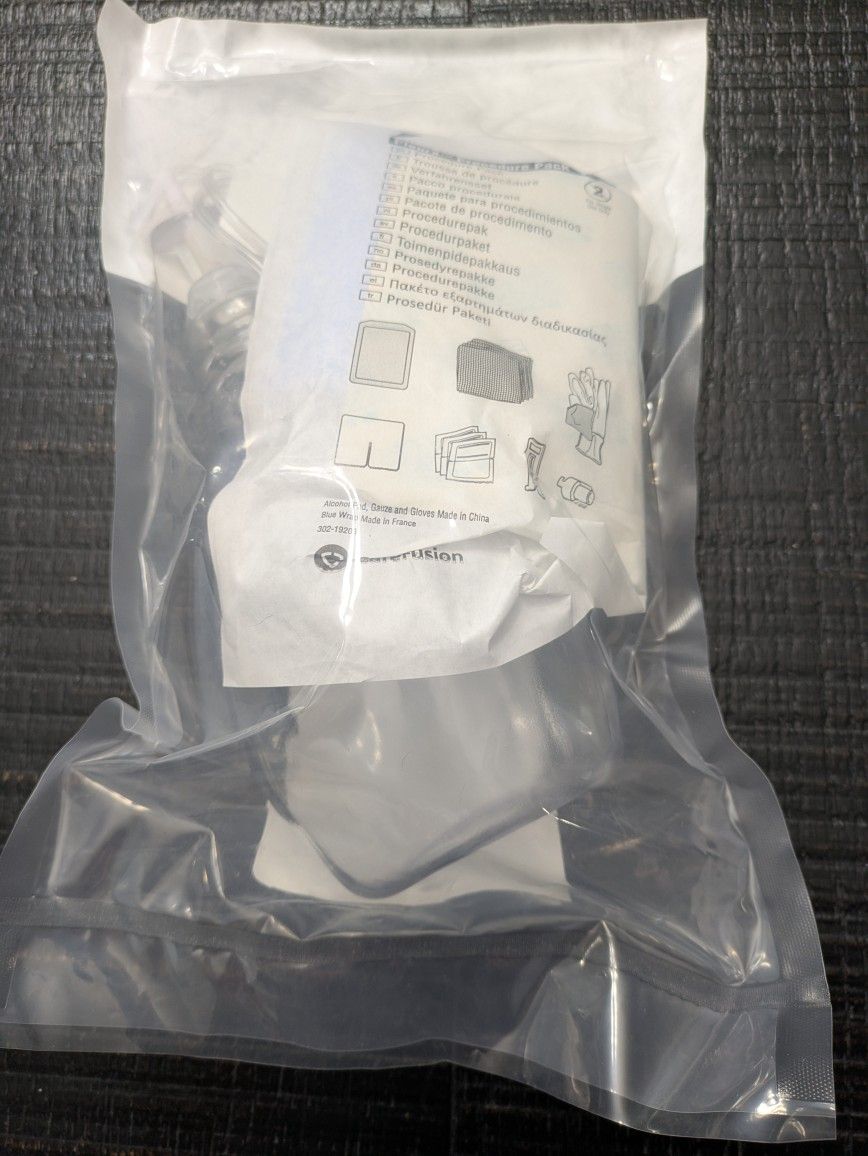 CareFusion PleurX Drainage Kit 1000ml – 3-Pack, Sealed