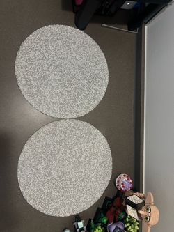 Round Beaded Placemats Set of 2